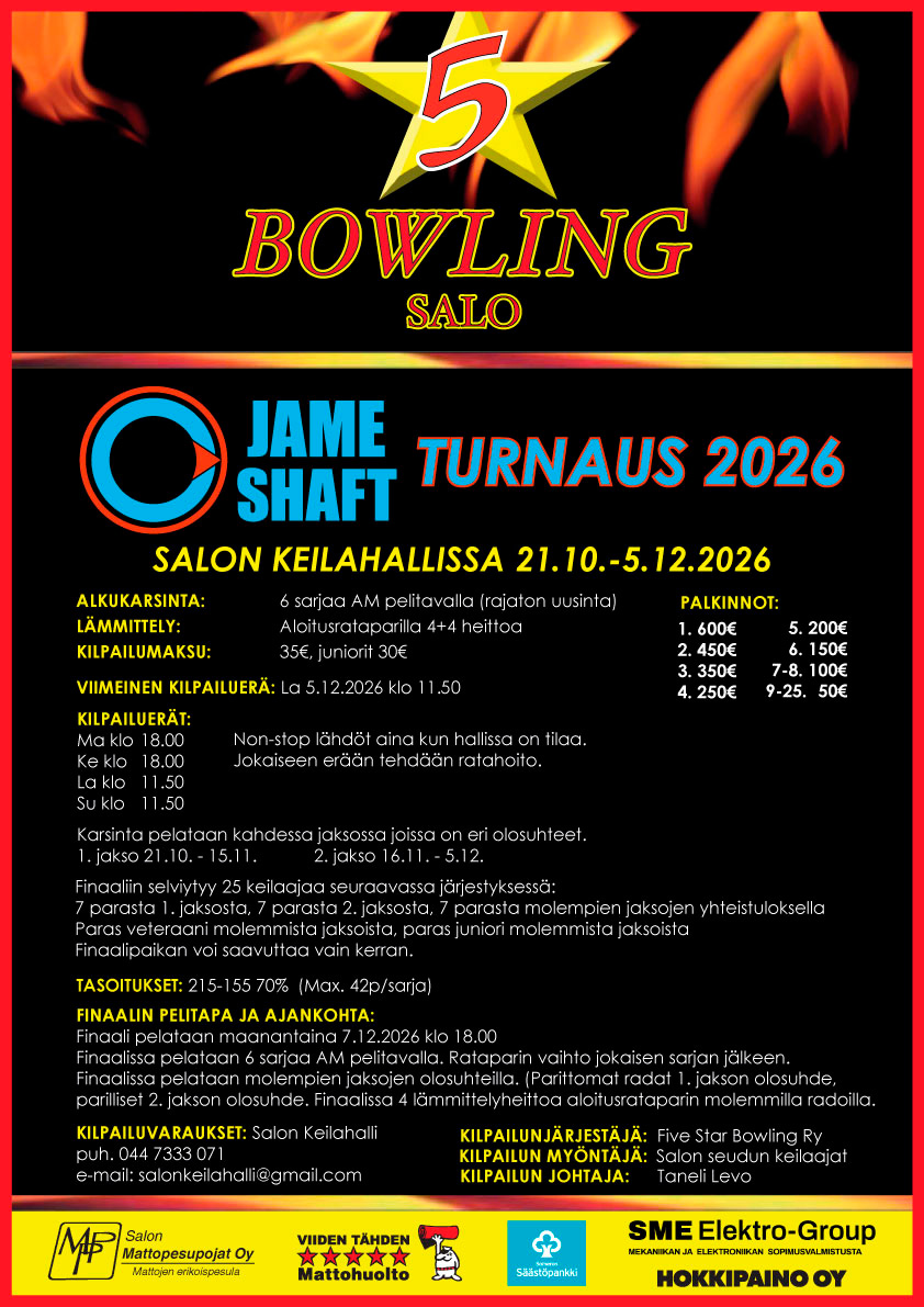 FSB JAMESHAFT TURNAUS 2026 – juliste