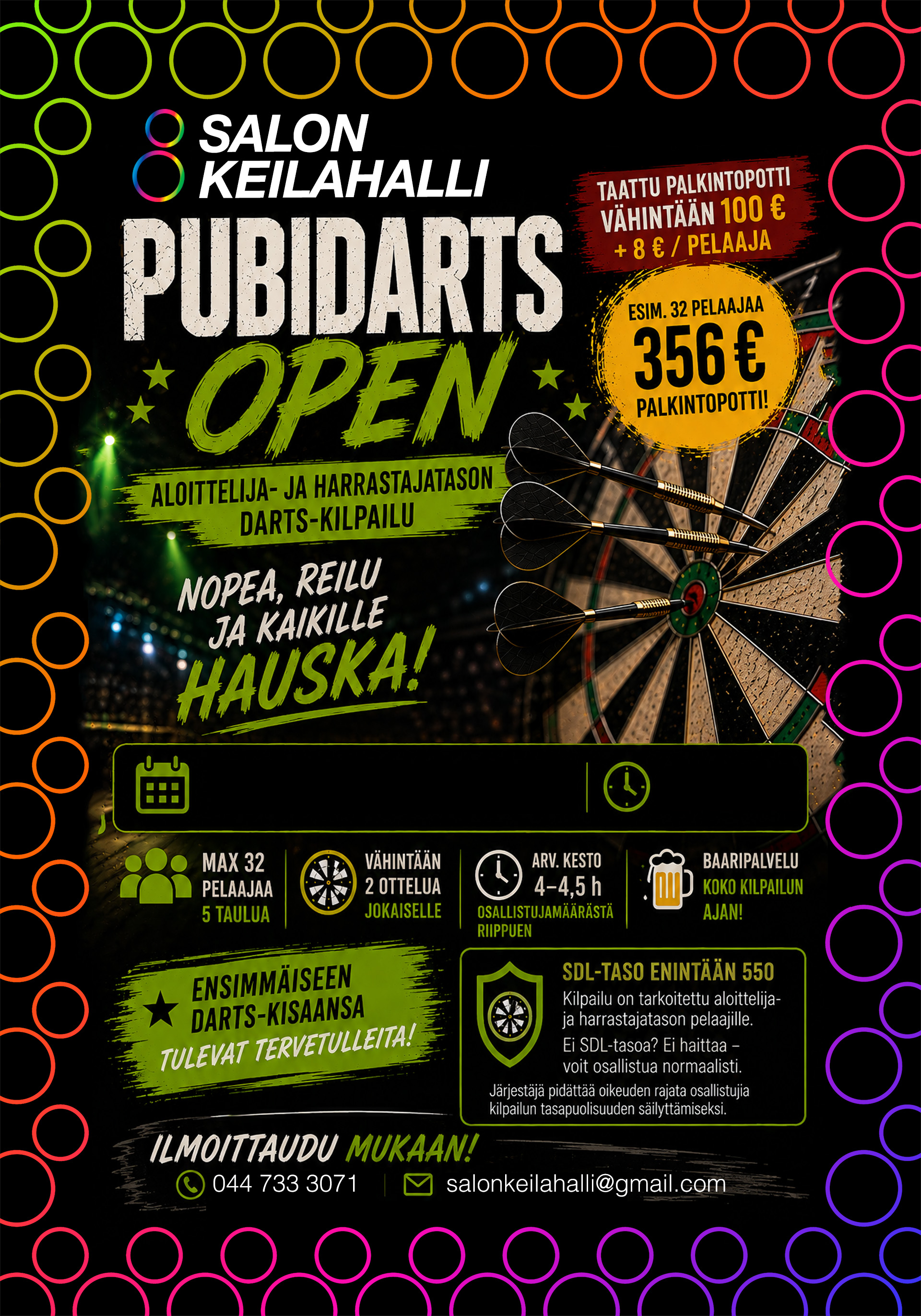 PUBIDARTS OPEN – juliste