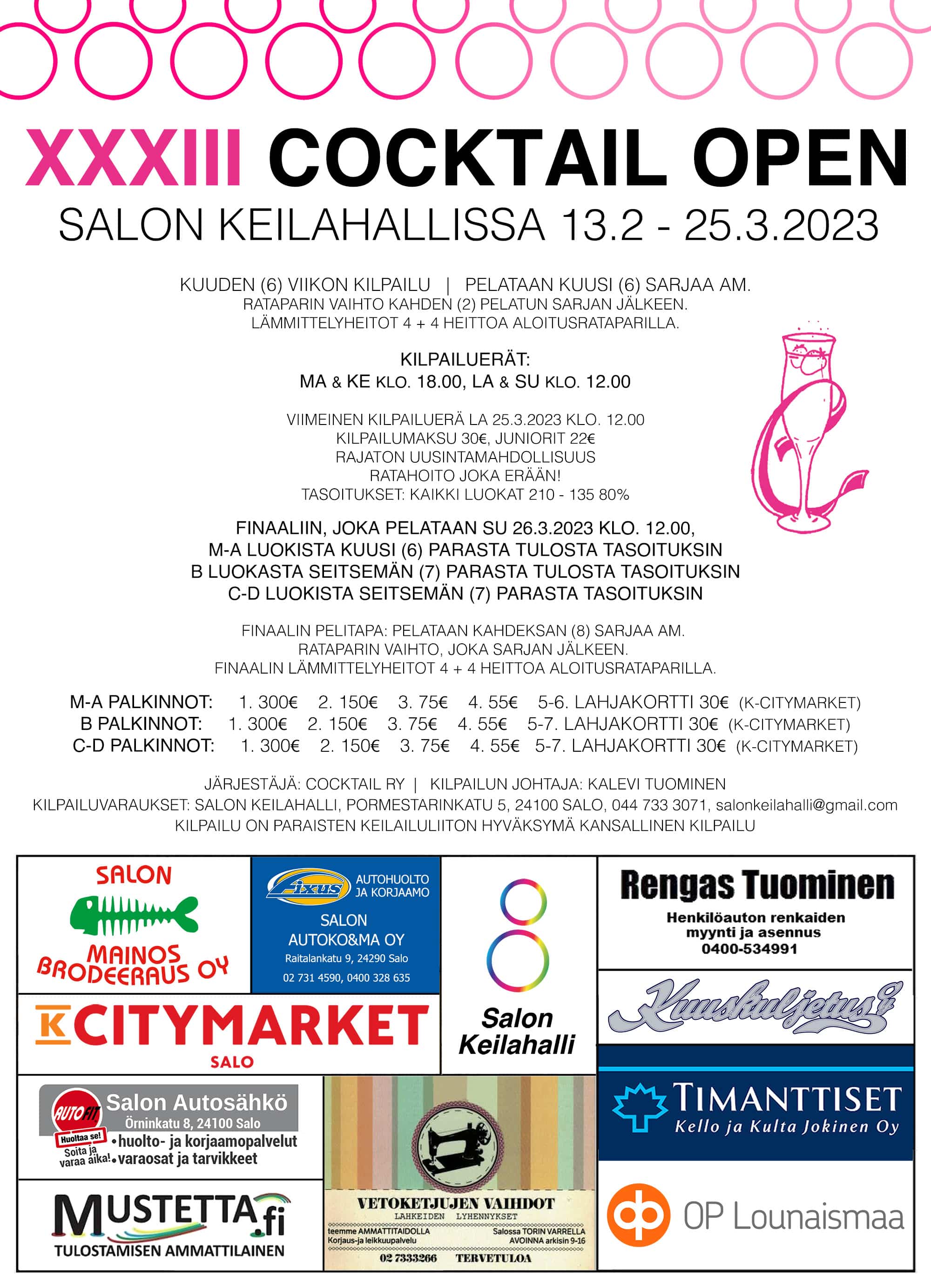 XXXIII COCKTAIL OPEN – kuva 1
