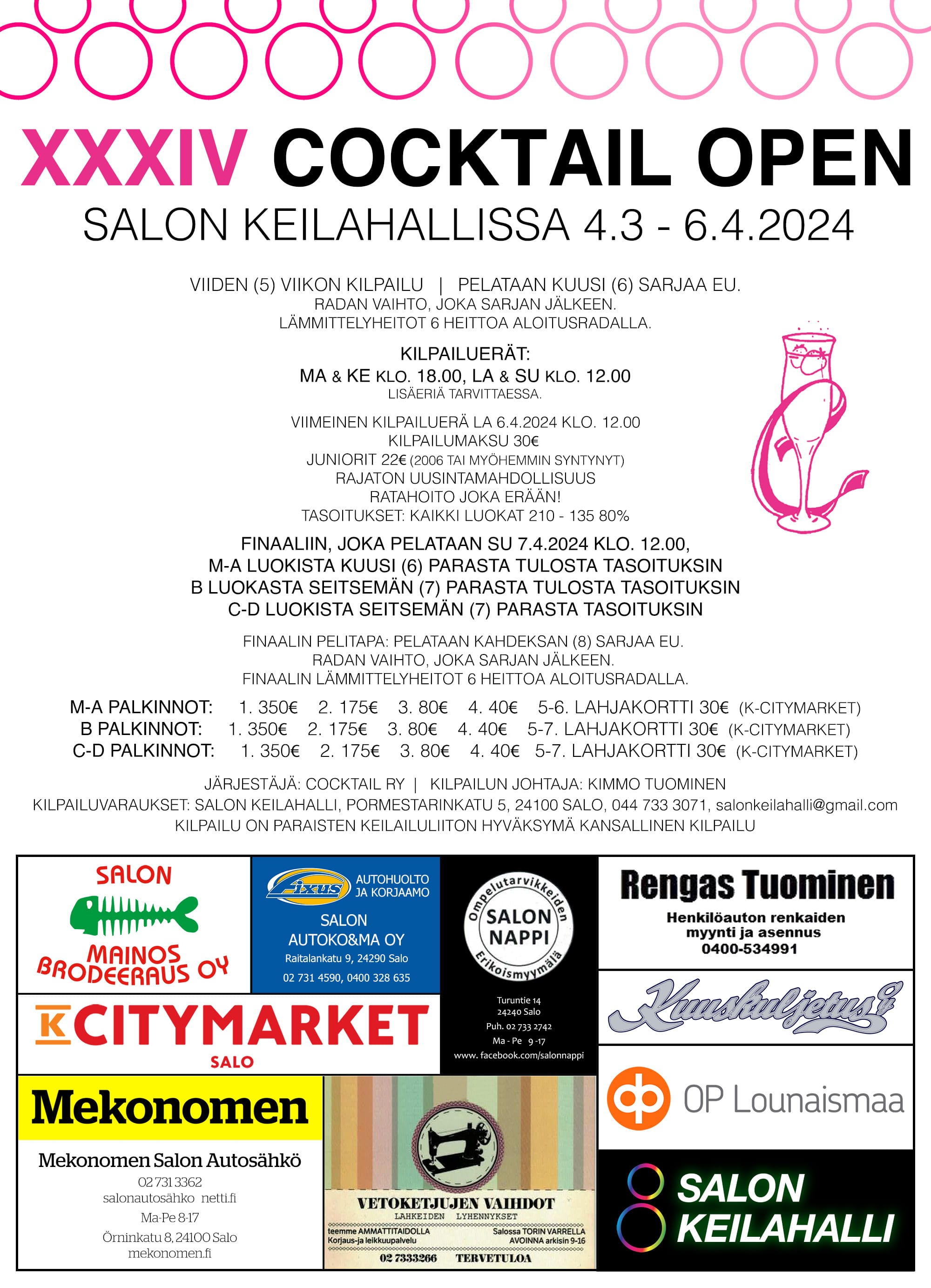 XXXIV COCKTAIL OPEN – kuva 1