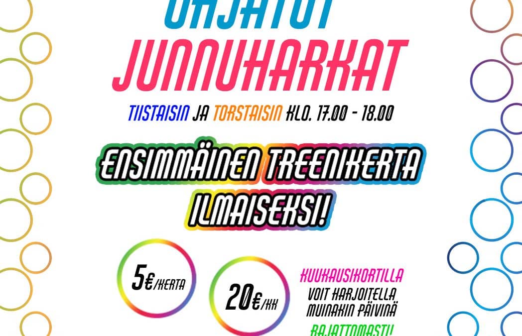 JUNNUHARKAT TIISTAISIN JA TORSTAISIN!