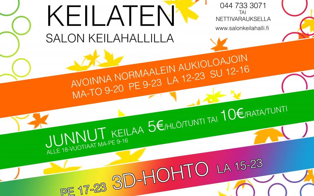 VIETÄ SYYSLOMA KEILATEN!